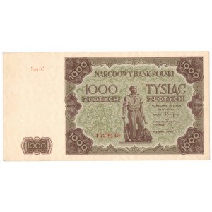 PRL, 1000 złotych 1947 C