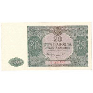 PRL, 20 złotych 1946 E