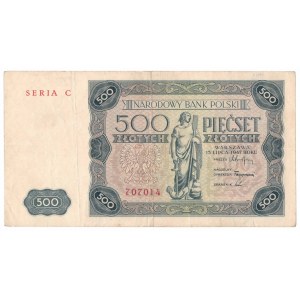 PRL, 500 złotych 1947 C