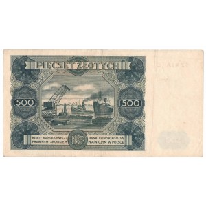 PRL, 500 złotych 1947 C