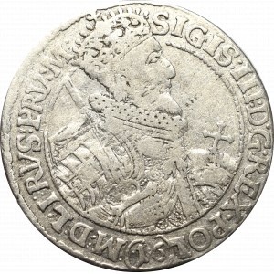 Zygmunt III Waza, Ort 1621, Bydgoszcz - ex Pączkowski oznaczenie nominału PRV M