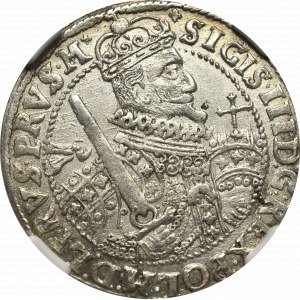 Sigismund III, 18 groschen 1623, Bromberg - PRV M NGC MS62