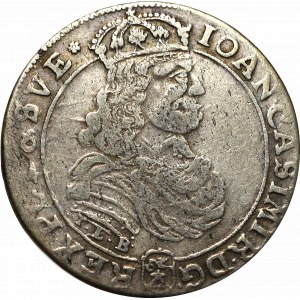 John II Casimir, 18 groschen 1668, Bromberg