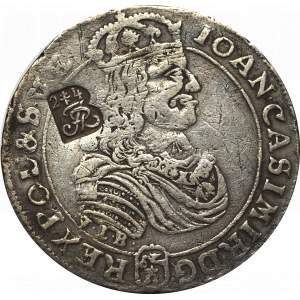 John II Casimir, 18 groschen 1668, Bromberg