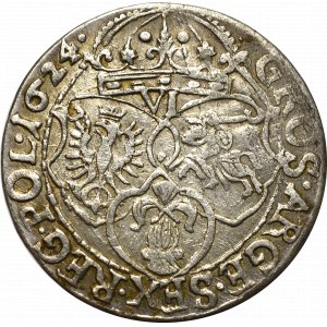 Sigismund III, 6 groschen 1624, Cracow