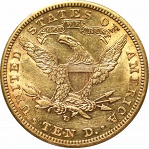 USA, 10 dollars 1906 D