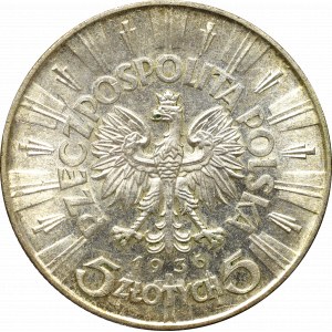 II Republic of Poland, 5 zloty 1936 Pilsudski