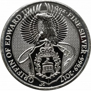 Great Britain, 5 pounds 2017 Griffin of Edward