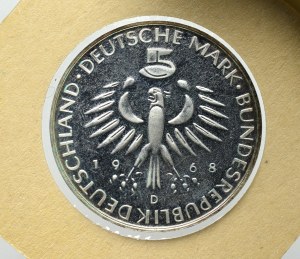 Germany, 5 mark 1968 - Pettenkofer