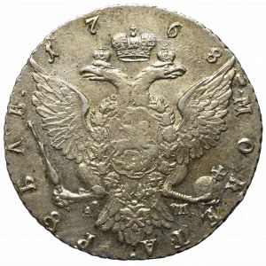 Russia, Catherine II, rouble 1768 АШ, Petesburg