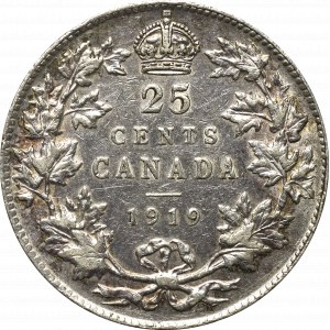 Canada 25 cents 1919