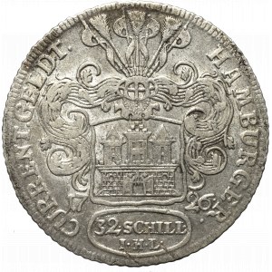 Germany, Hamburg, 32 schillings (thaler) 1726
