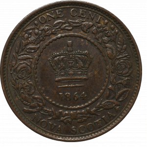 Kanada, Nowa Szkocja, 1 cent 1864