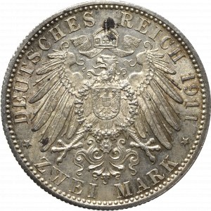 Germany, Bayern, 2 mark 1911 - 90th anniversary of the prince regent