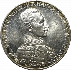 Germany, Preussen, 3 mark 1913 - 25 years of Wilhelm II reign