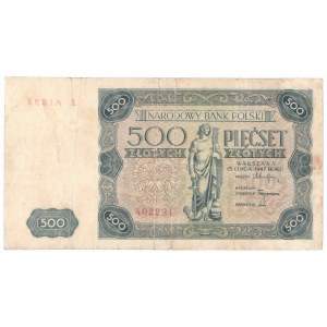 PRL, 500 złotych 1947 L