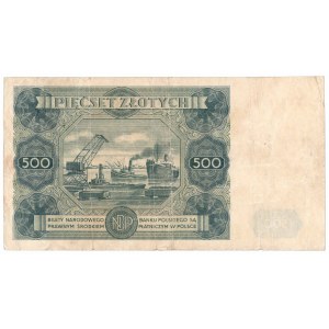 PRL, 500 złotych 1947 L