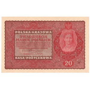 II RP, 20 marek polskich 1919 II SERJA EQ