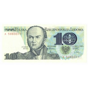 PRL, 10 złotych 1982 A