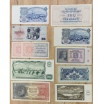 Czechosłowacja, Protektorat Czech i Moraw, zestaw banknotów