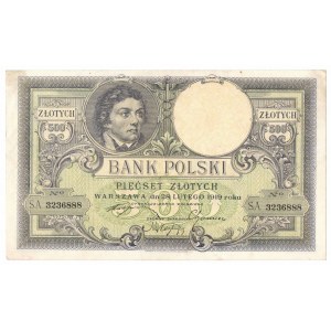 II RP, 500 złotych 1919 S.A.