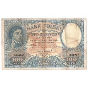 II RP, 100 złotych 1919 S.C.
