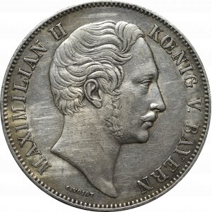 Niemcy, Bawaria, 3-1/2 guldena=2 talary 1855