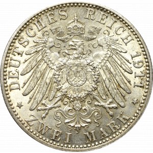 Germany, Bayern, 2 mark 1911 - 90th anniversary of the prince regent