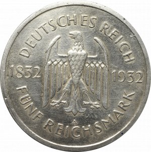 Niemcy, Republika Weimarska, 5 marek 1932 Goethe