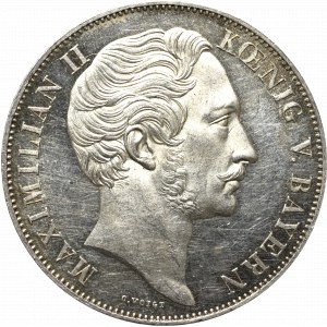 Germany, Bavaria, Taler = 2 gulden 1855