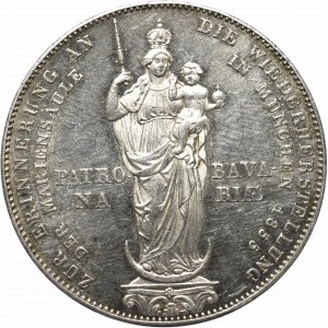 Germany, Bavaria, Taler = 2 gulden 1855