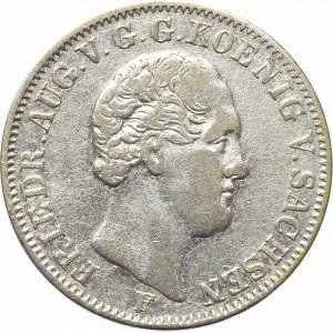 Niemcy, Saksonia, 1/6 talara 1846