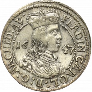 Austria, 3 krajcary 1647