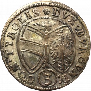 Austria, 3 krajcary 1647