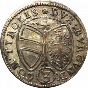 Austria, 3 krajcary 1647
