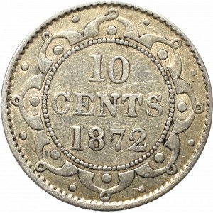 Nowa Funlandia, 10 centów 1872