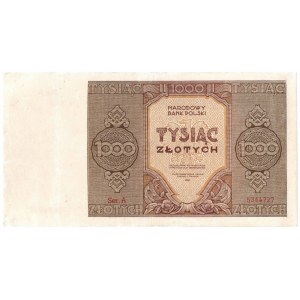 PRL, 1000 złotych 1945 A