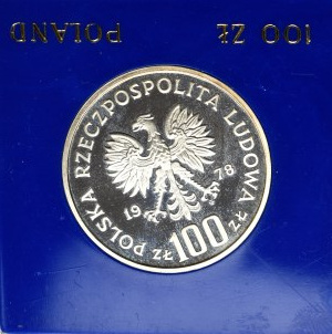 PRL, 100 złotych 1981 Ochrona Środowiska - Bóbr