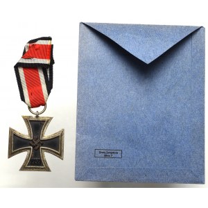 Niemcy, III Rzesza, Krzyż Żelazny II klasy w kopertce nadaniowej
