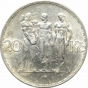 Czechosłowacja, 20 koron 1933