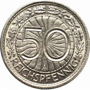 III Reich, 50 reichspfennig 1937