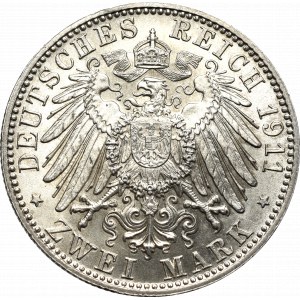 Germany, Bayern, 2 mark 1911 - 90th anniversary of the prince regent