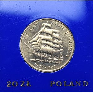 PRL, 20 złotych 1980 - Dar Pomorza