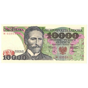 PRL, 10 000 złotych 1988 W