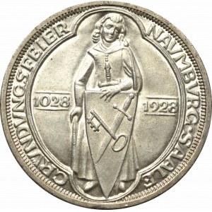 Germany, Weimar Republic, 3 mark 1929 Naumburg