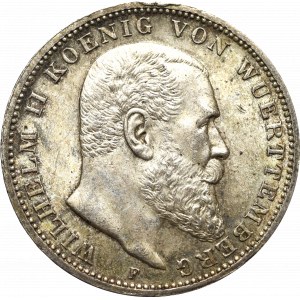 Germany, Wuertemberg, 3 mark 1914