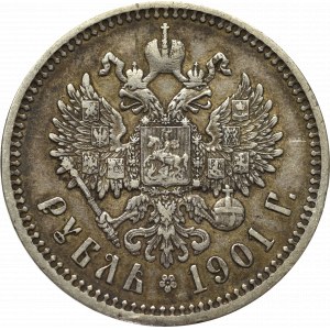 Russia, Nicholaus II, Ruble 1901 ФЗ