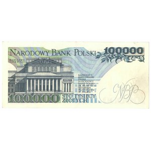 Peoples Republic of Poland, 100000 zloty 1990 AW