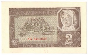 GG, 2 złote 1941 AG