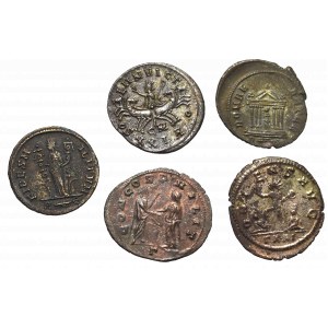 Cesarstwo Rzymskie, Aurelian i Probus, Zestaw 5 antoninianów